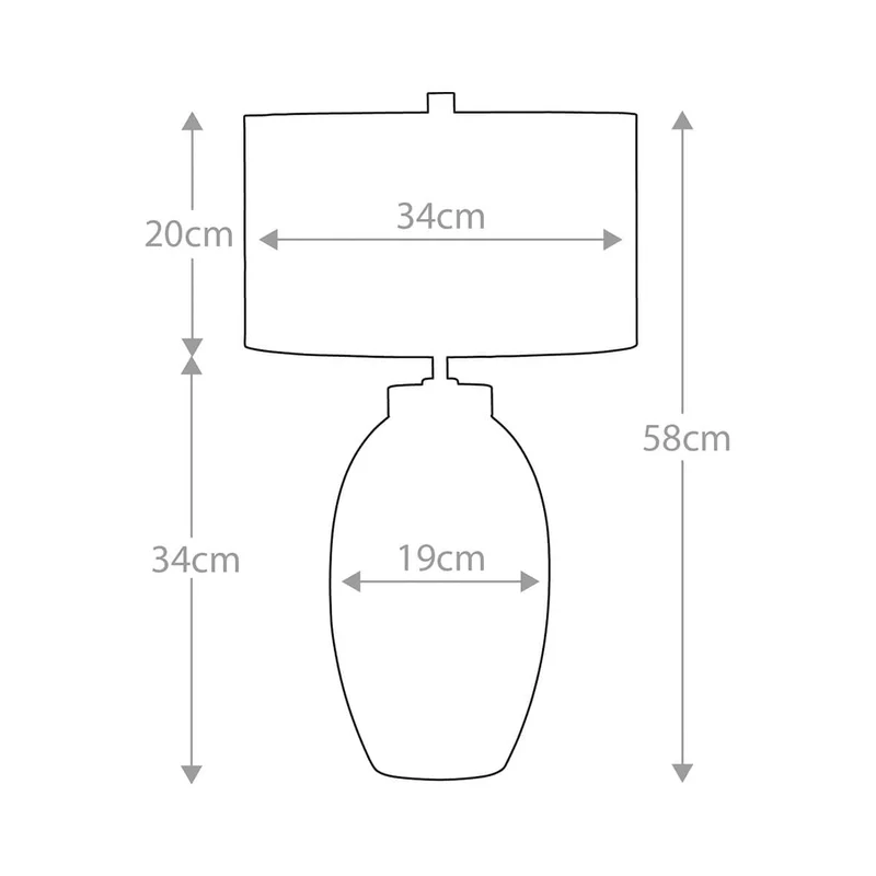 Petite lampe de table rouge