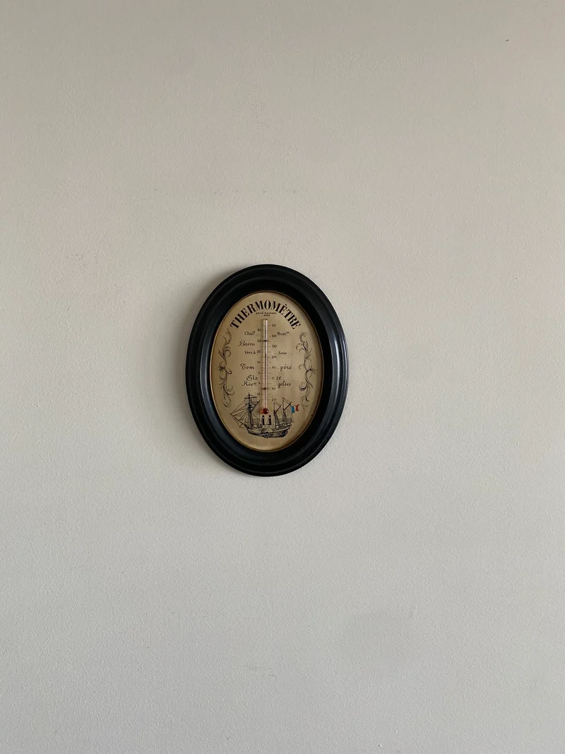 Thermomètre vintage René Dauchez Paris