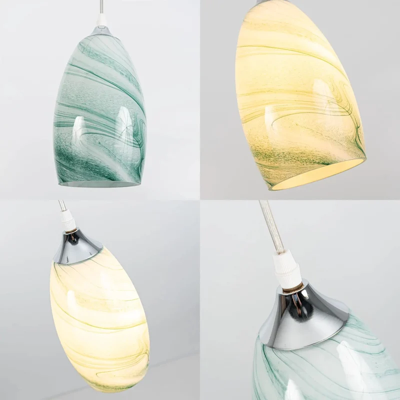 No Fuss Glass Farmhouse Recessed Light Conversion Kit Turns Standard Can Lighting Into Statement Pendant Fixtures Quick E26 Adapter Swap Flips The Script On Boring Overhead Illumination Setup