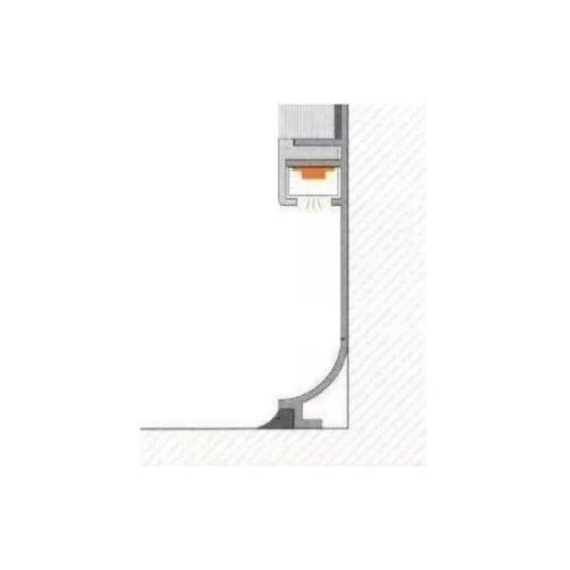 Profilé Aluminium Doré 2m pour Ruban LED