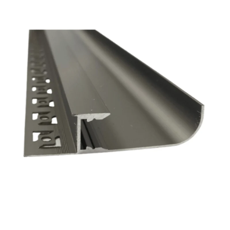Profilé Aluminium Gris 2m pour Ruban LED