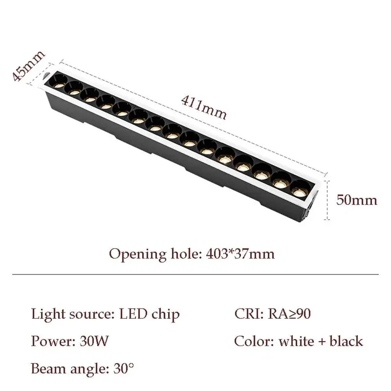 Top-Notch 5 Head LED Linear Recessed Lights 20W With Tunable White Color Options Sleek Aluminum Finish For Kitchen Islands And Bathrooms Creating Gorgeous Ripple Effects Pro Grade Heat Dissipation Makes This The Ultimate Glow Up Choice