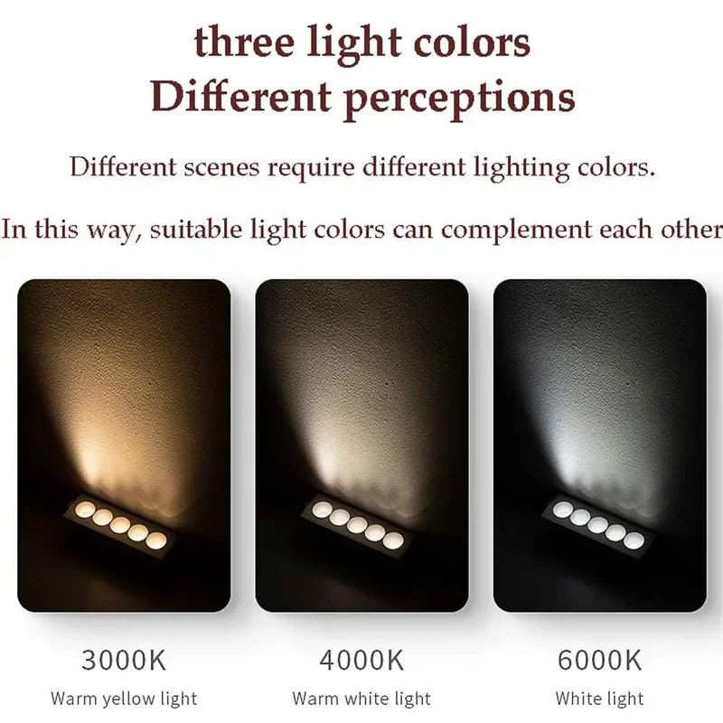 Top-Notch 5 Head LED Linear Recessed Lights 20W With Tunable White Color Options Sleek Aluminum Finish For Kitchen Islands And Bathrooms Creating Gorgeous Ripple Effects Pro Grade Heat Dissipation Makes This The Ultimate Glow Up Choice