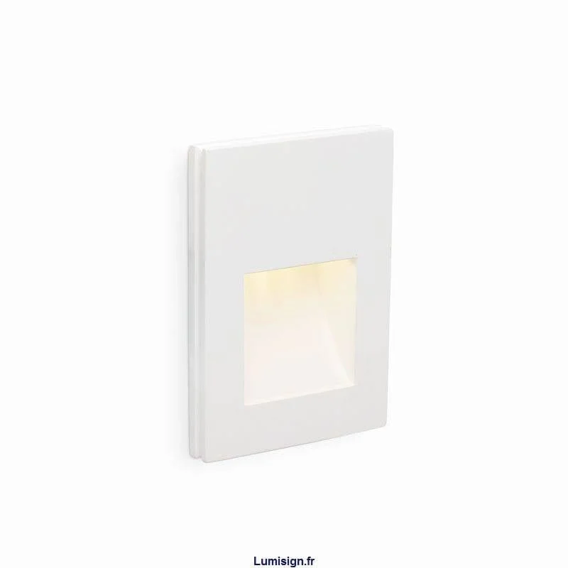 Spot encastrable mural LED en plâtre PLAS-3