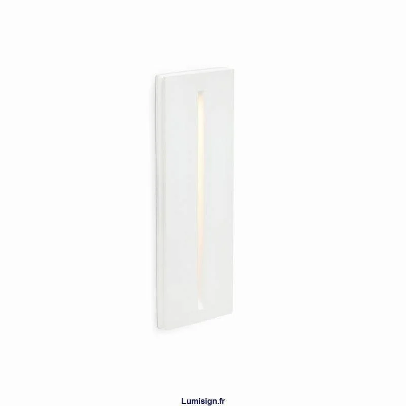Spot encastrable mural LED en plâtre PLAS-2