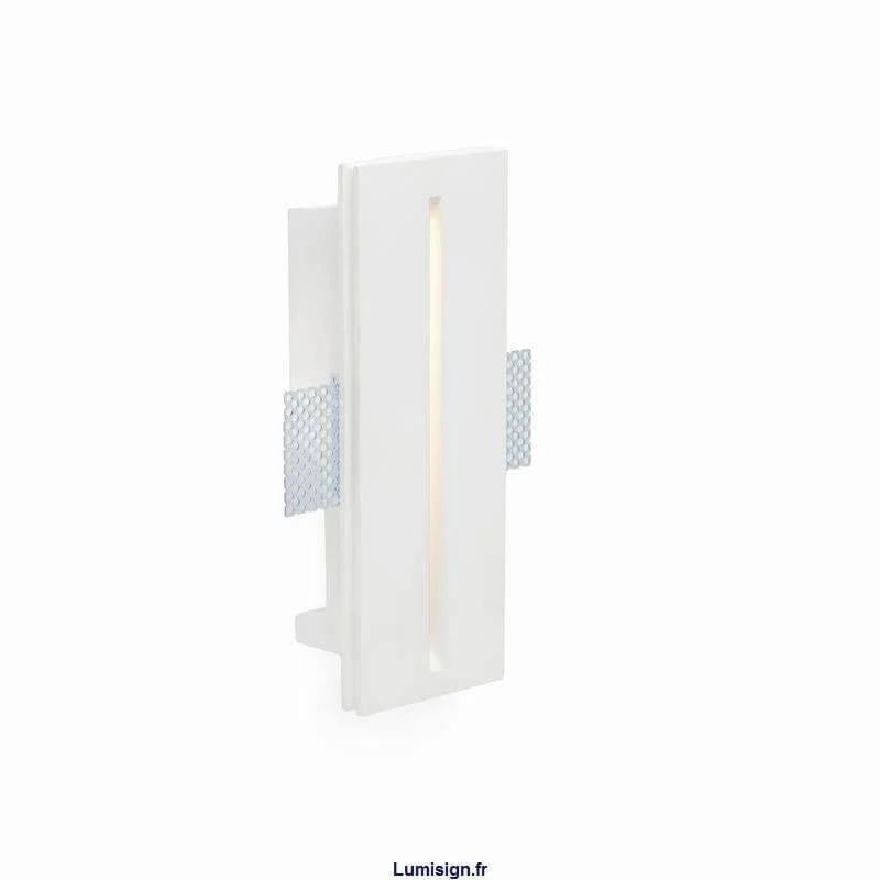Spot encastrable mural LED en plâtre PLAS-2