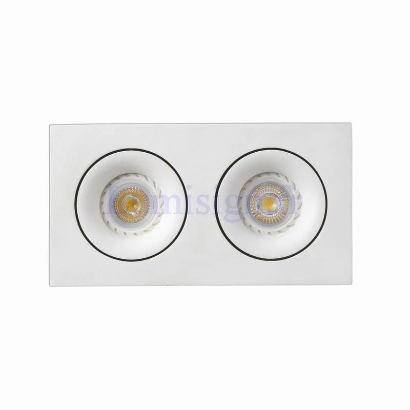 Spot encastrable orientable ARGON-2 blanc pour ampoule GU10 220V