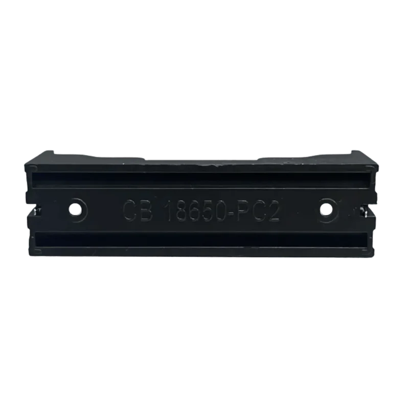 Boîtier de support avec broches rigides pour accu 18650