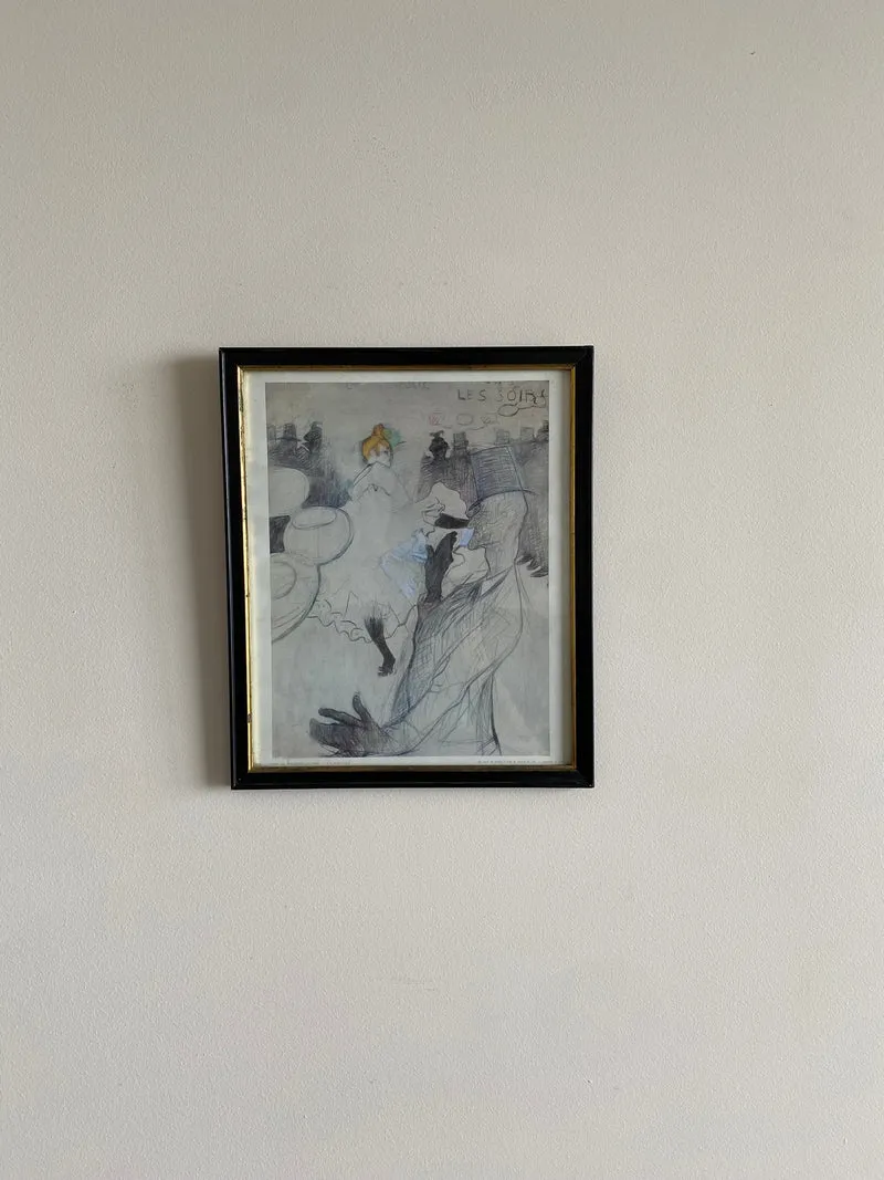 Impression encadrée de La Goulue par Toulouse-Lautrec