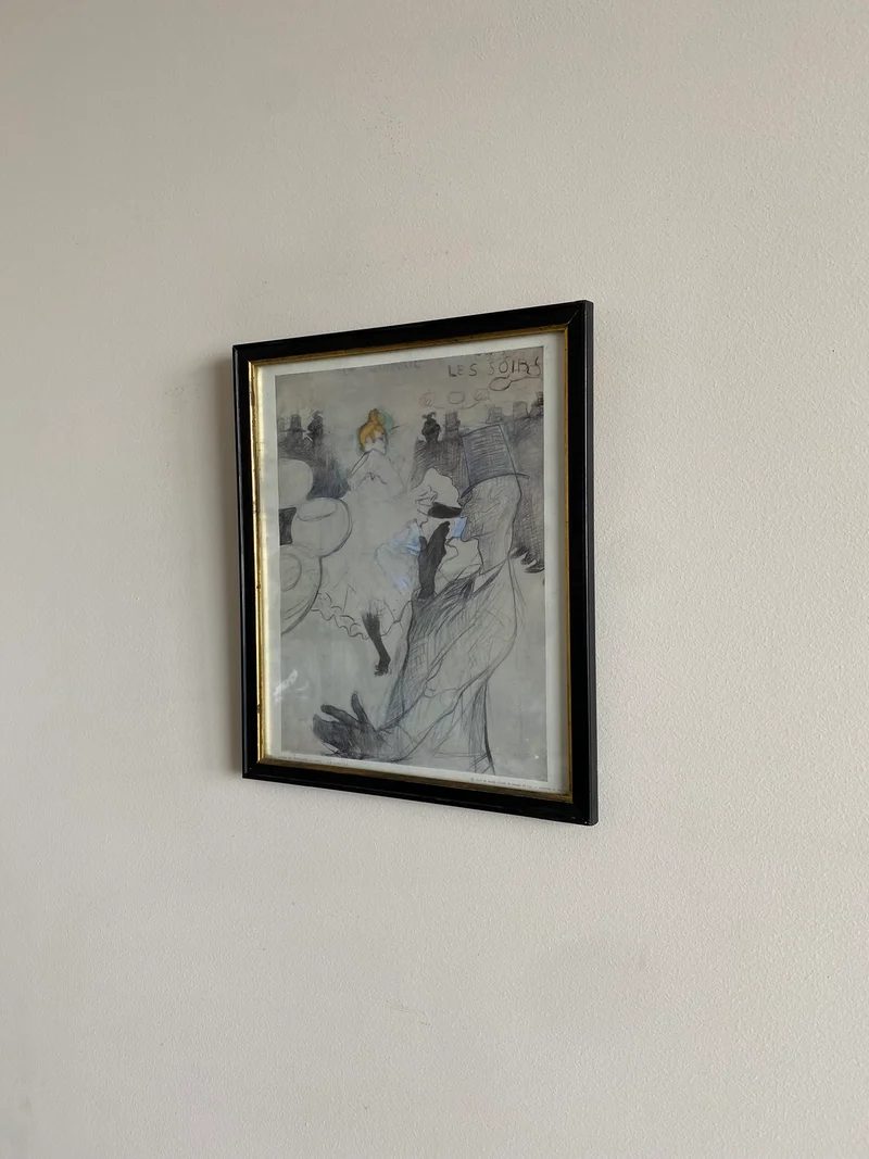 Impression encadrée de La Goulue par Toulouse-Lautrec