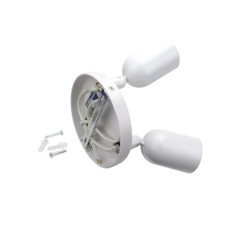 Spot LED en saillie Triple Orientable BLANC pour ampoule GU10
