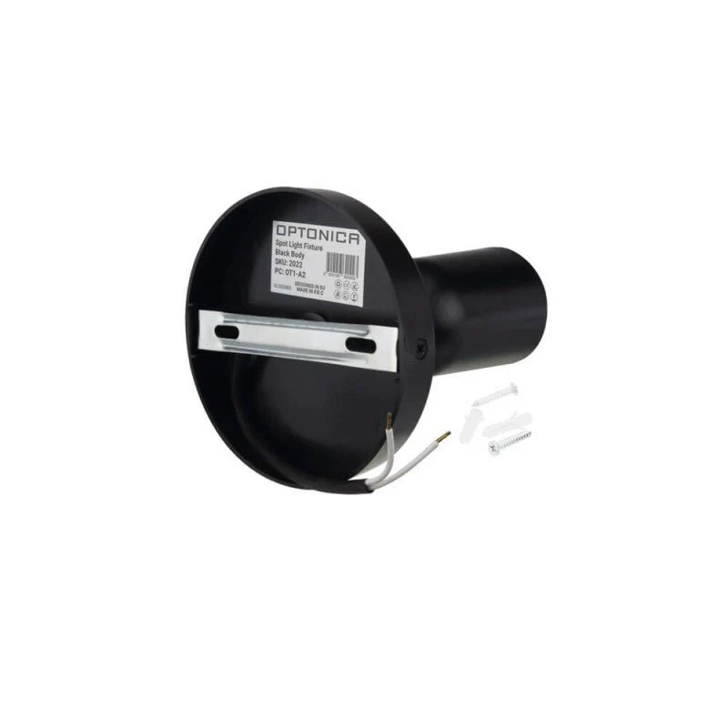 Spot LED en Saillie Orientable NOIR pour Ampoule GU10