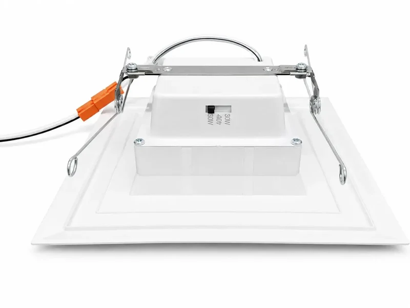Top Rated Six Inch Square Recessed Downlights With Five CCT Switchable Color Temps Dimmable Led Ceiling Lights Sleek Baffle Trim UL Certified 12 Pack For Super Easy Room Upgrades And Killer Ambient Glow