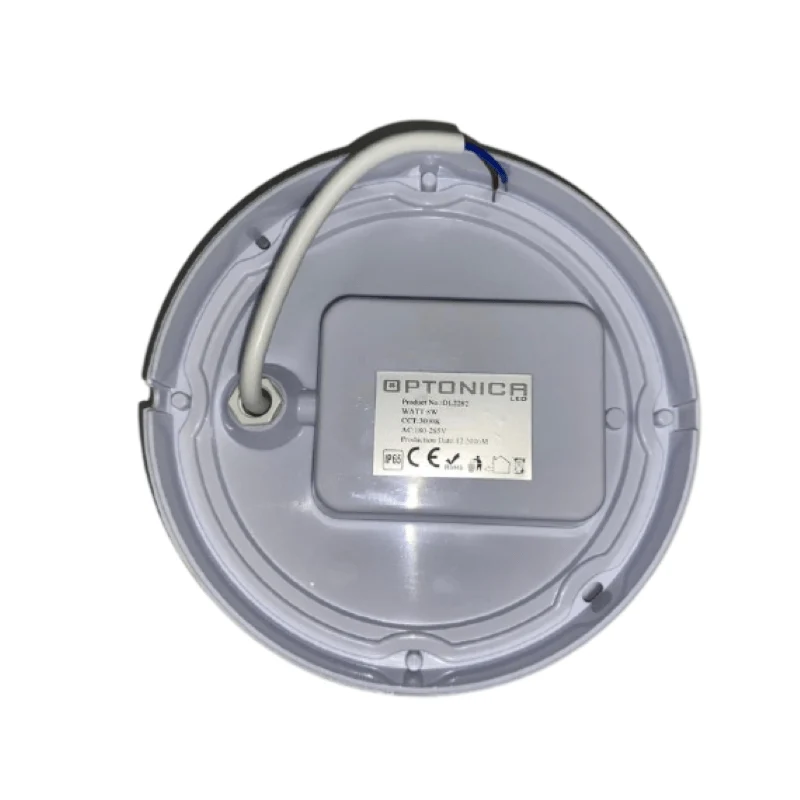 Applique Murale Blanche LED 8W IP65 Ronde