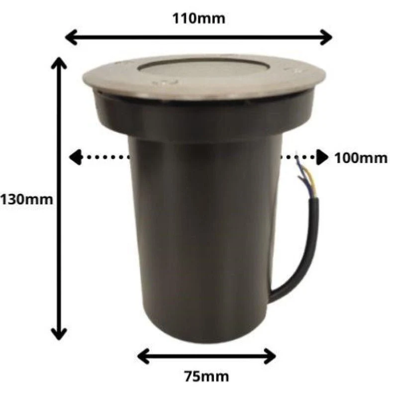 Spot LED Extérieur Encastrable pour Ampoule GU10