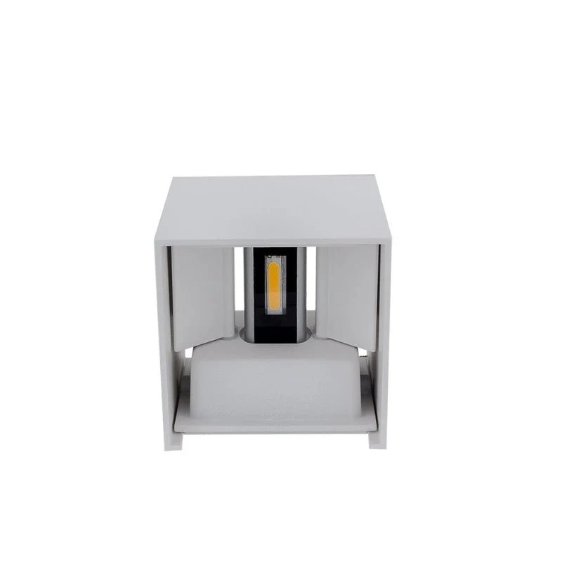 Applique Murale Blanche LED 12W IP54 Carré
