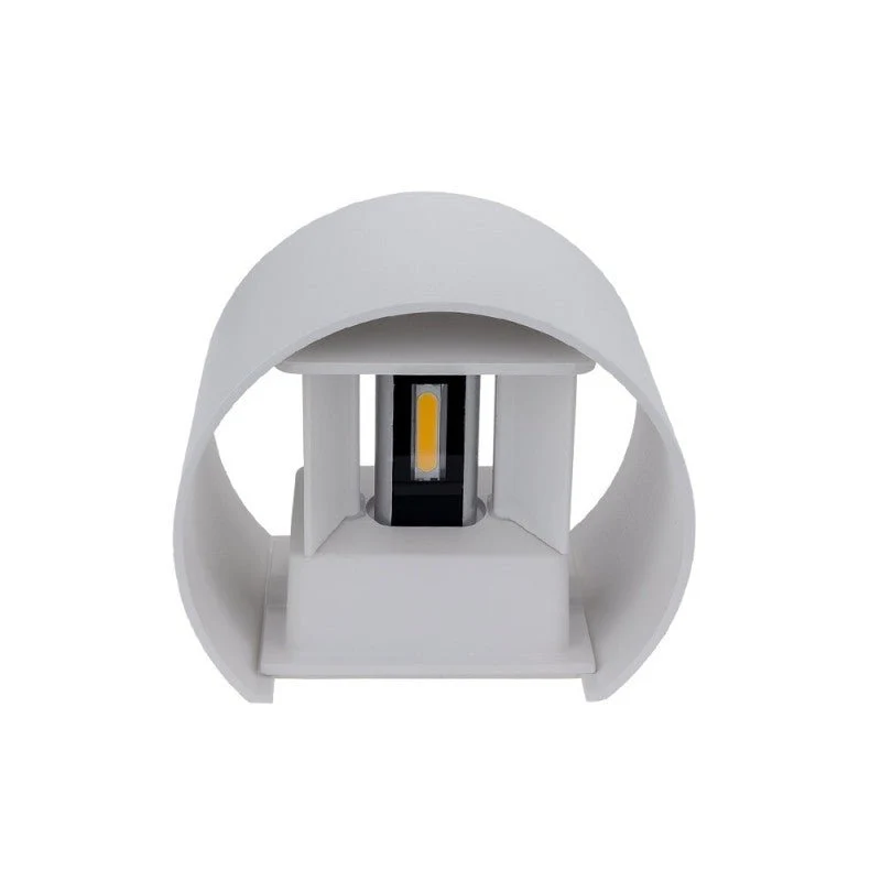 Applique Murale Blanche LED 6W IP54 Rond