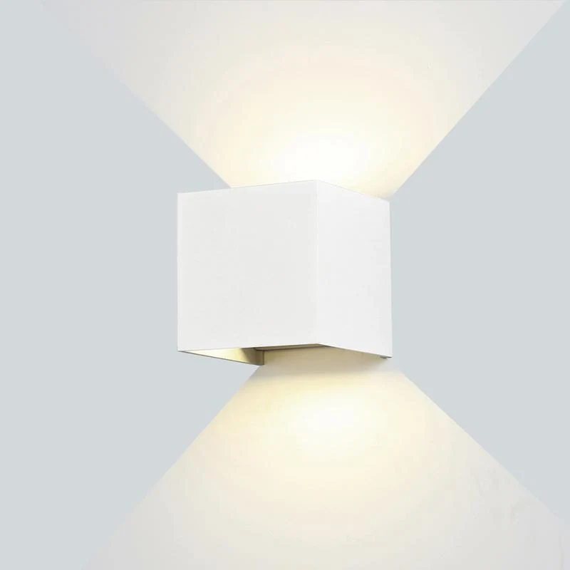 Applique Murale Blanche LED 6W IP54 Carré
