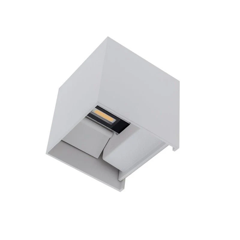 Applique Murale Blanche LED 6W IP54 Carré