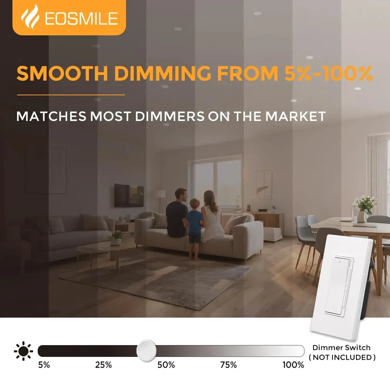 Super Sleek 3 Inch White LED Recessed Ceiling Lights, 6 Pack Includes A Dang Cozy Night Light Mode Emitting Soft Amber Glow, Top Notch Heat Dissipation Ensures Cool Operation, Hassle Free Installation Sets Perfect Chill Vibes For Movie Nights