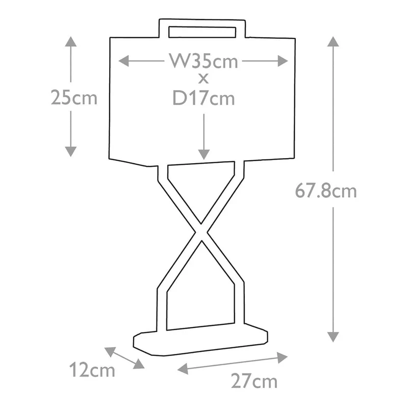Lampe de table Cross