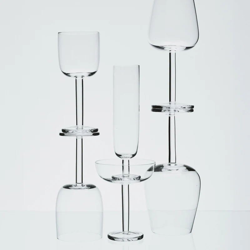 Serax Base White Wine Glass Curved