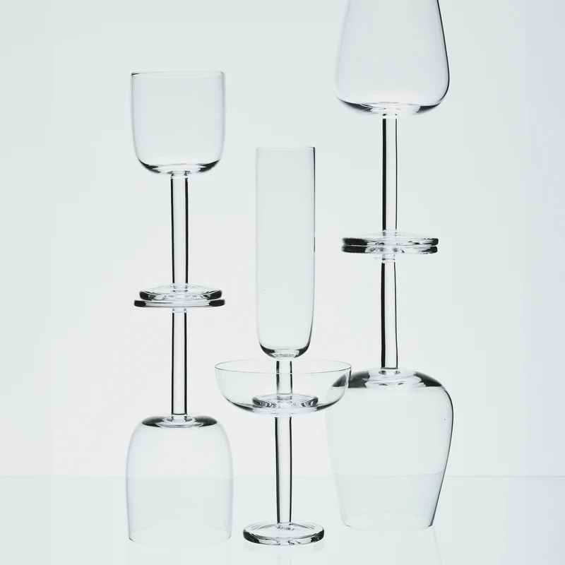 Serax Base White Wine Glass Curved