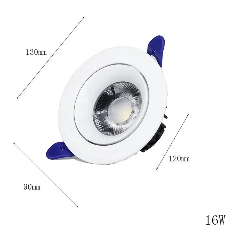 Top Tier Nine Pack Recessed Led Downlights Featuring Slick Aluminum Cooling And Snappy Waterproof Plugs For Hassle Free Install In Conference Rooms Shops And Retail Walls