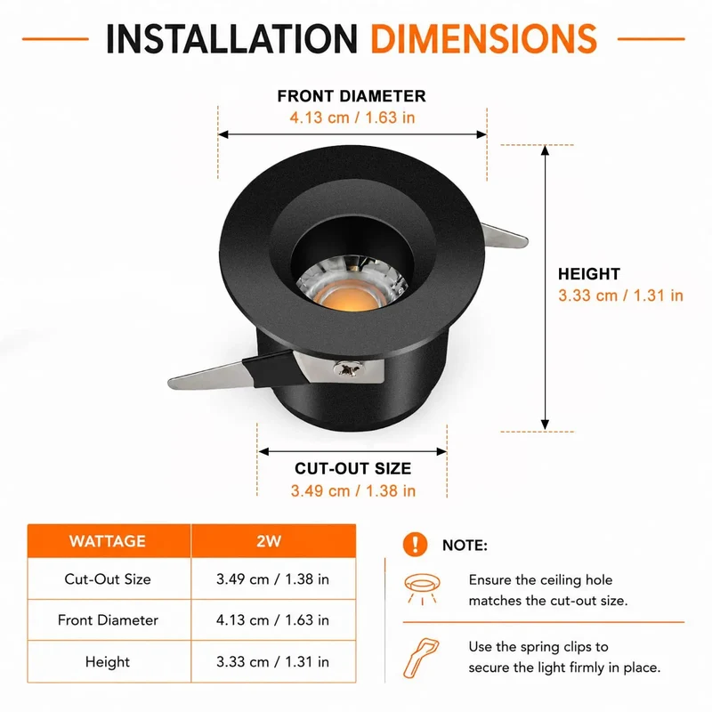 Top Tier 4 Pack Mini Recessed LED Cans 2W Downlights Delivers Sweet 3000K Warm White Narrow Beam With Hella Sharp 90 Plus CRI For Sleek Cabinet Setup Super Slim Black Finish Featuring Integrated Driver For Quick And Easy Hookup