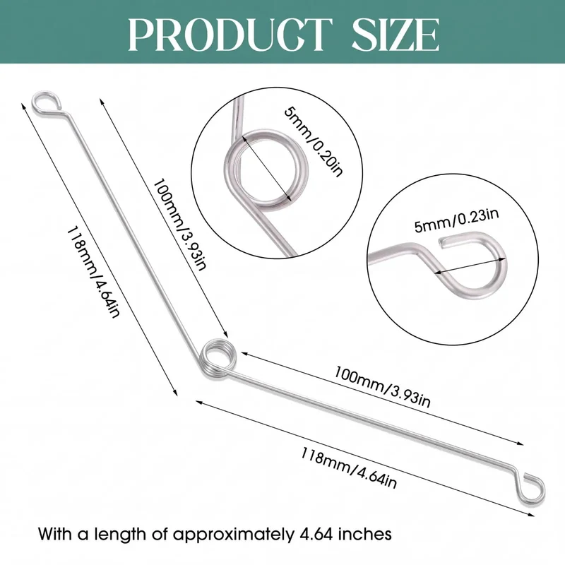Hella Durable Recessed Lighting Spring Clips Bulk Pack Fifty Stainless Steel Retaining Hardware No Sweat Installation Fits Bathroom Ceilings And Exhaust Fans Rock Solid Quick Fix For Every Home