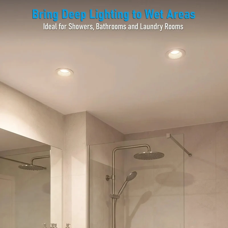 Six Pack 4 Inch Led Recessed Can Lights Kicking Harsh Glare To The Curb With Smooth Zero Eye Strain Glow Featuring Adjustable 5CCT Tuning And High Cri 90 For Heavy Duty Home Makeovers