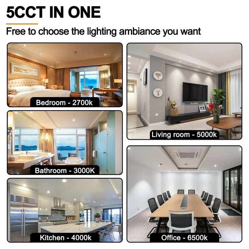Sick 4 Inch RGBCW Color Changing LED Recessed Lighting Downlights With Junction Box Canless Ceiling Fixtures Dimmable By Remote Control Delivers Dual Memory Plus Timer To Bring Chill Vibes To Any Space Badass Build 4 Pack