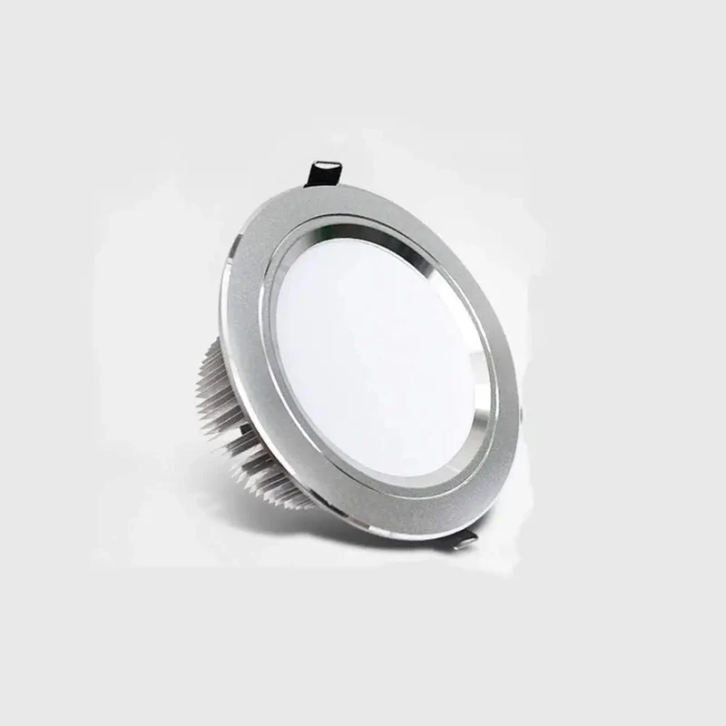 Top Shelf Slick Round Led Recessed Lighting Trim Kit Dead Easy Retrofit Install Dimmable Bright White Finish For Kitchen Bathroom Or Office Ceiling Glow Up