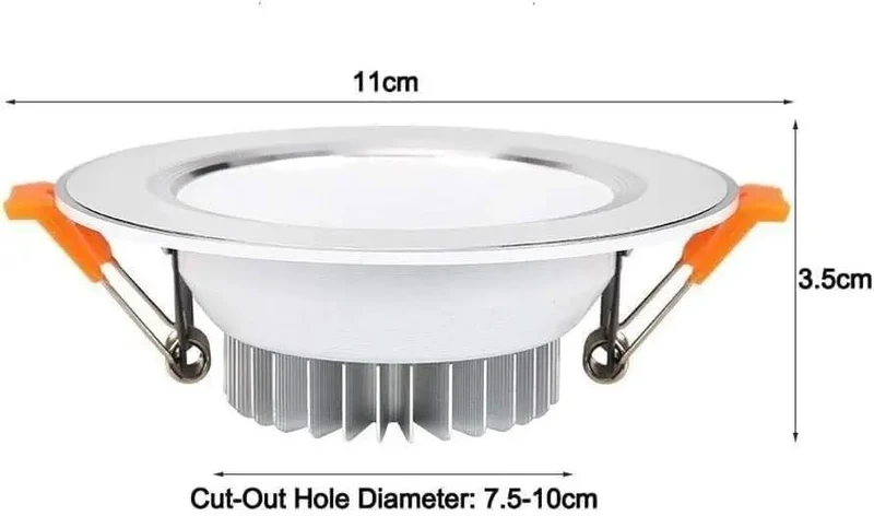 Round Led Retrofit Downlight Ceiling Trim Kit Breeze Install Job Killer Bright Glow For Kitchen Bathroom Bedroom Zones Dimmable Indoor Light That Really Elevates Your Home Vibe Game