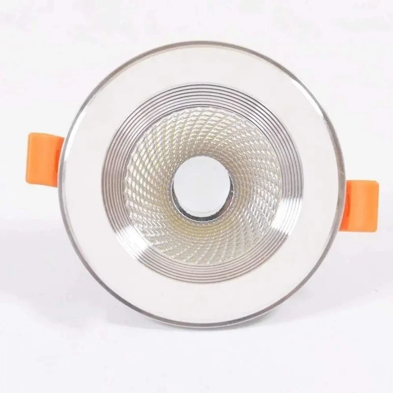 No Sweat 5W LED Recessed Retrofit Downlight Quick Install Housing Trim Kit Vivid White Light Flush Ceiling Panel Dimmer Compatible For Kitchen Home And Office Lighting Upgrades Today