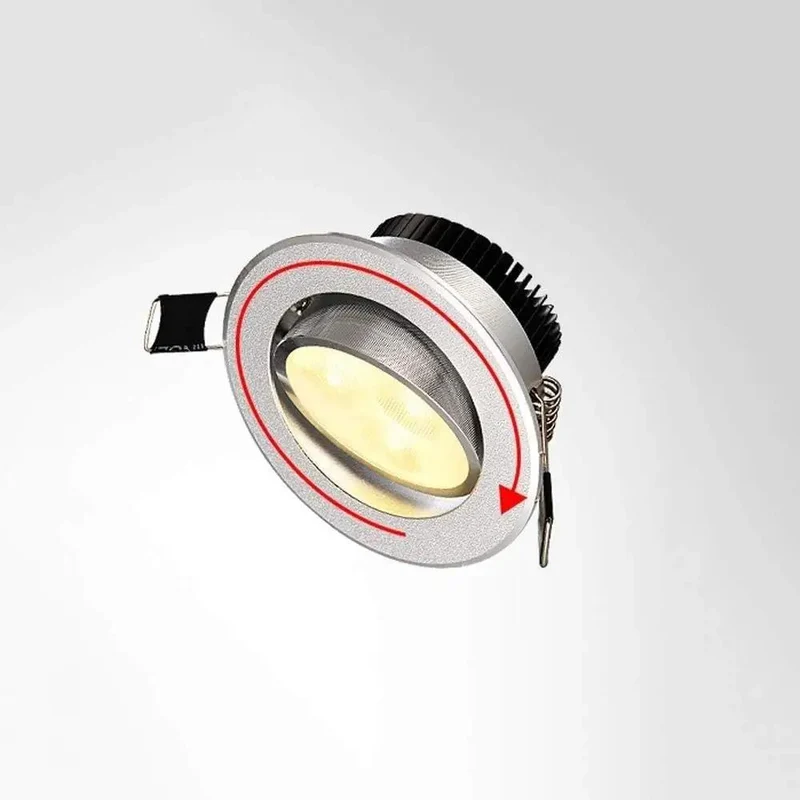 Sleek Aluminum Recessed Led Downlight Retrofit Trim Kit Featuring Warm White Dimmable Ceiling Illumination Dead Simple Setup For Kitchens Bathrooms And Commercial Spaces