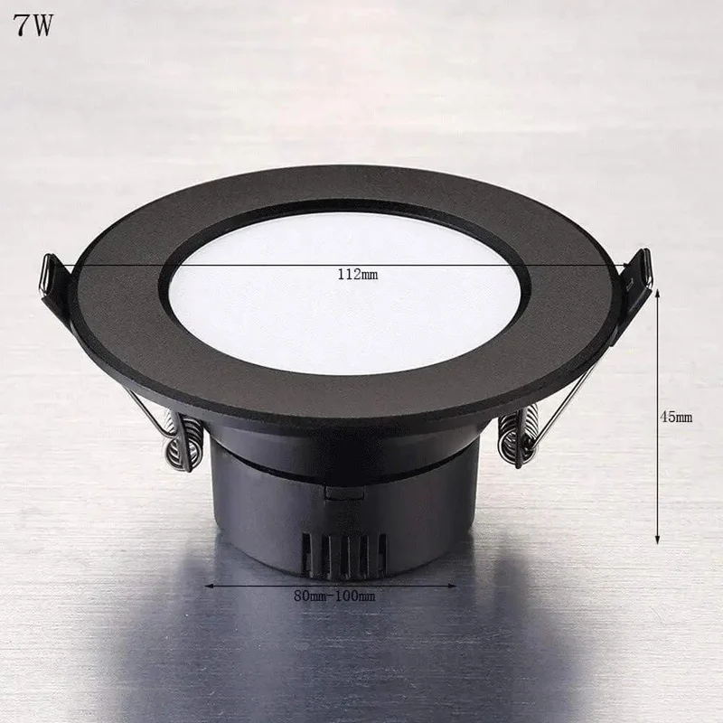 Round Led Recessed Light Trim Kit Delivering Next Level Brightness With No Sweat Retrofit Setup For Kitchens And Home Offices Featuring Top Shelf Warm Glow And Sturdy Aluminum Build