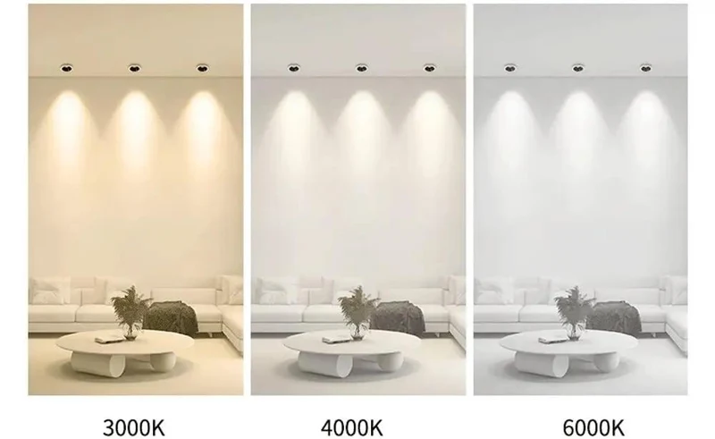 Killer Led Recessed Cob Spotlight Deep Anti Glare Cup 36 Degree Beam Angle Smooth Soft Light Accent Walls Hallways Small Closets Black White Trim 7 Watt Covers 22 to 32 Square Feet Easy Install Total Vibe Upgrade for Modern Home Decor