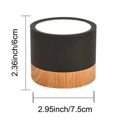 7W LED Recessed Downlight With Tough Aluminum Frame And Bright PMMA Lens Adjustable Warm Neutral Cool Setup Works With Standard Wall Switch Brings Snazzy Decorative Vibe To Bedrooms Or Hallways Hassle Free
