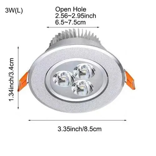 Slick Silver Adjustable Led Recessed Spotlight Hits That Perfect Accent Glow On Gallery Panels Or Feature Walls While Delivering Heavy Duty Lumen Output Across Three To Twenty Four Watts So You Can Easily Cover Any Living Space Without Breaking A Sweat