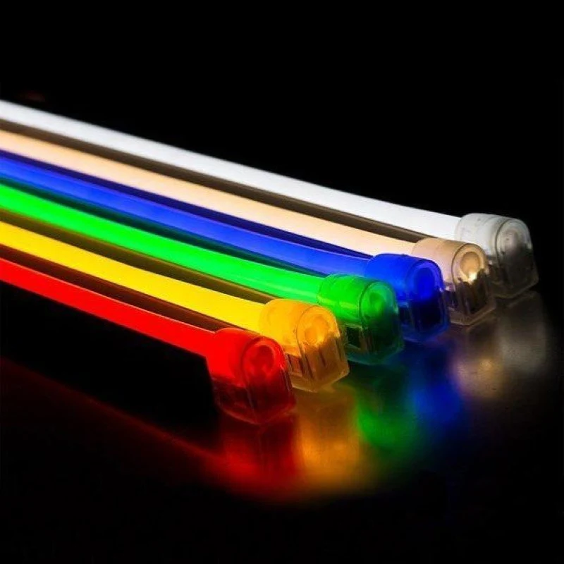 Néon Flexible LED 220V 2835 120LED/m AMBRE (vendu sur mesure au mètre)