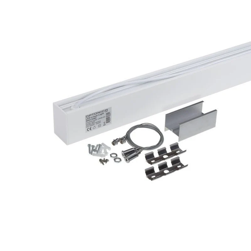 Suspension Linéaire LED 120cm 40W Interconnectable BLANC