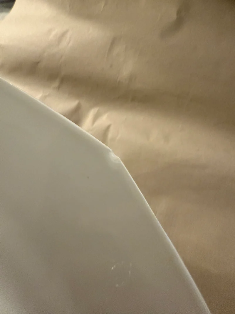 Plats de service Mavaleix et Granger Limoges motifs fleurs bleues