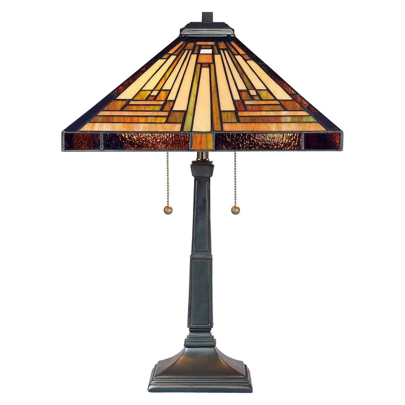 Lampe Table Rétro Verre