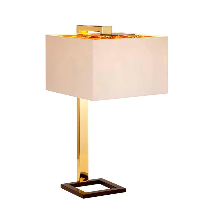 Lampe de Salon Blanche et Or