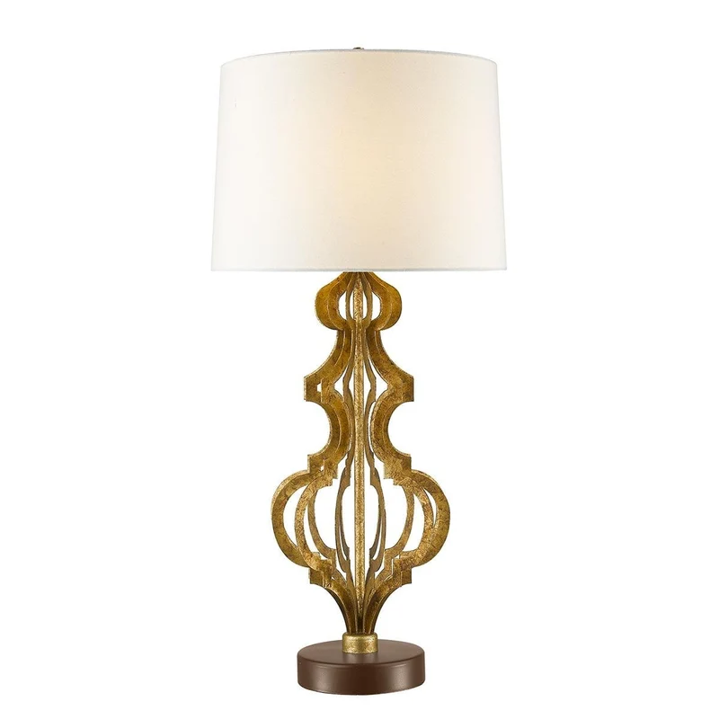 Lampe Design Dorée