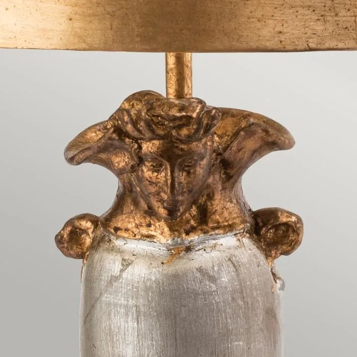 Lampe de table dore luxe italien