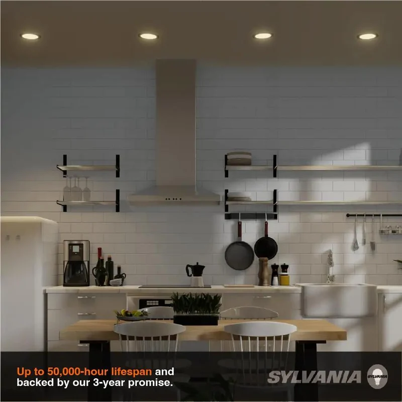 Slick Six Inch Recessed Smart Ceiling Lights Offering Adjustable Color Temperatures And Smooth Dimming For True Bang For Your Buck Value Includes Six Wet Rated Downlights Delivering Crisp High Cri Glow For Zero Hassle Home Fixes