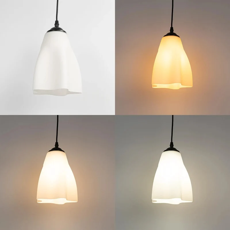 Hella Smooth Two Light Recessed Can Light Conversion Kit Transform To Dope Glass Pendant Fixture With E26 Socket And Matte Black Housing Tight Kitchen Island Update