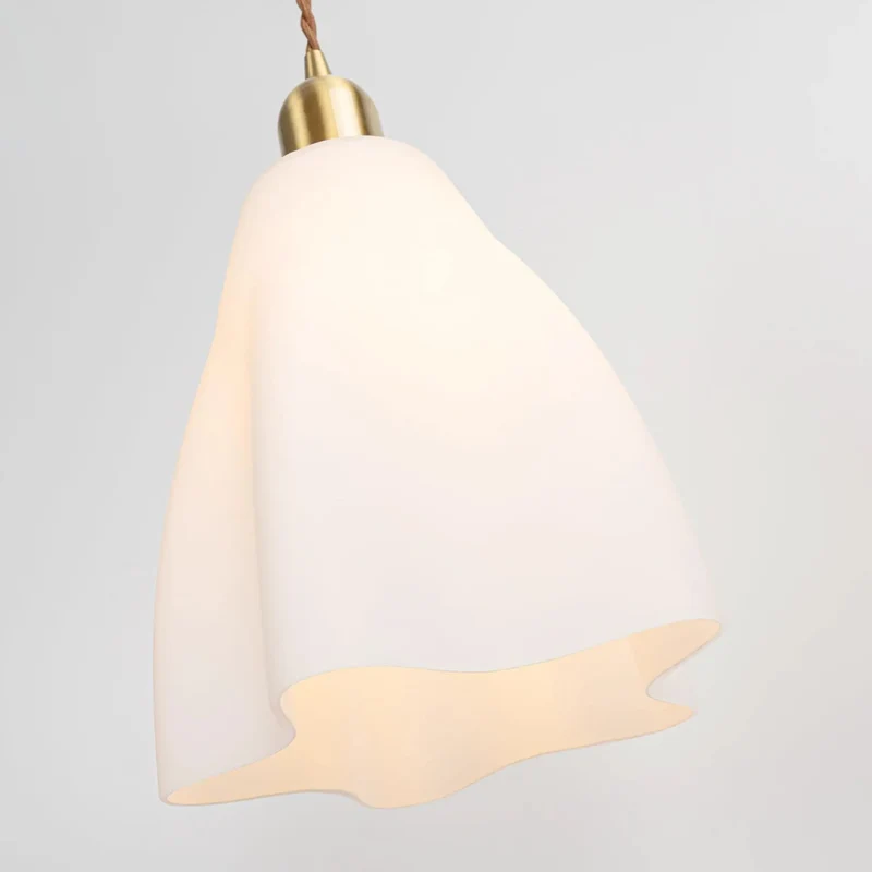 No Sweat Recessed Can Light To Pendant Conversion Kit Swapped In With E26 Screw Adapter And Rock Solid Brass Glass Shell A Bad Boy Upgrade For Modern Kitchen Island Flex Or Mellow Hallway Lounge Dimmable